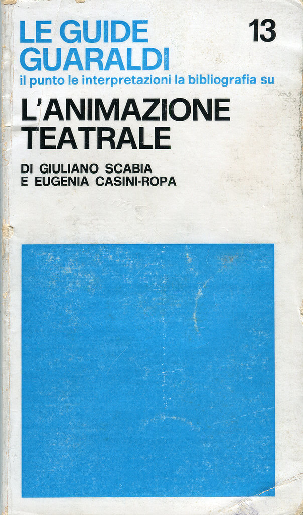 Copertina de L’animazione teatrale