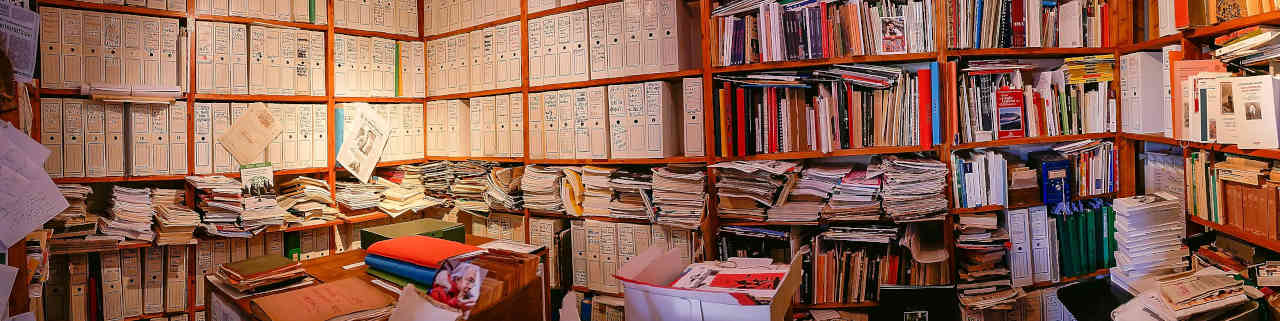 Studio di Giuliano Scabia.