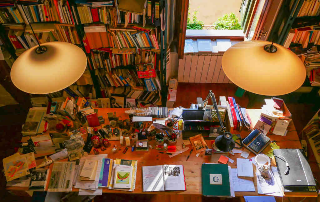 Studio di Giuliano Scabia.