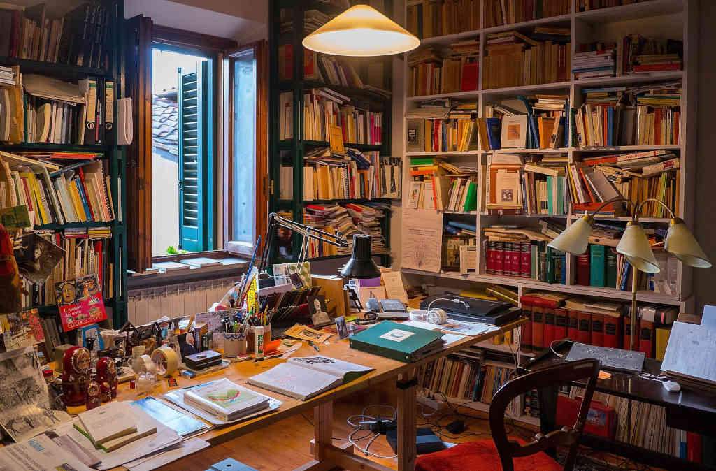 Studio di Giuliano Scabia.